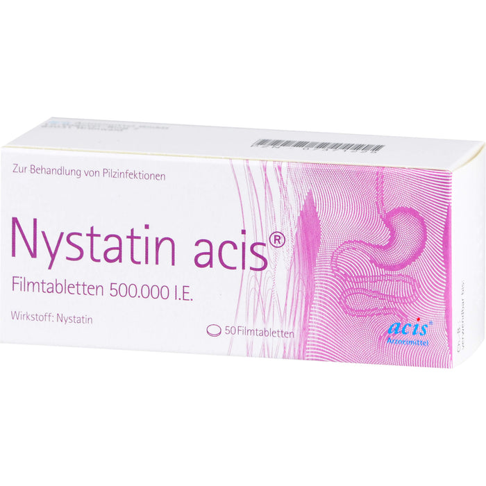 Nystatin acis Filmtabletten, 50 St. Tabletten