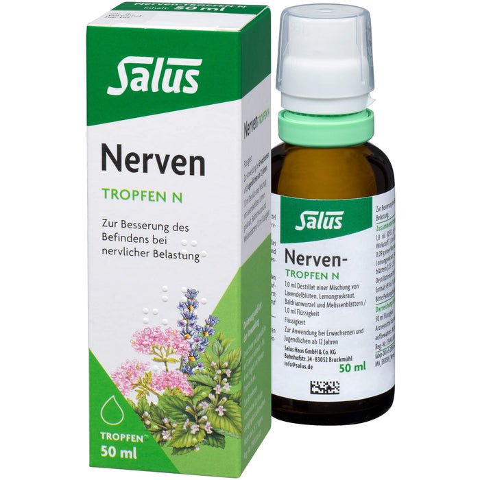 Salus Nerven-Tropfen N zur Besserung des Befindens bei nervlicher Belastung, 50 ml Lösung