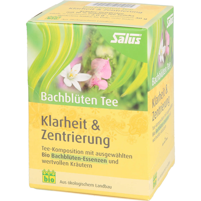 Bachblüten Tee Klarheit & Zentrierung bio Salus, 15 St FBE