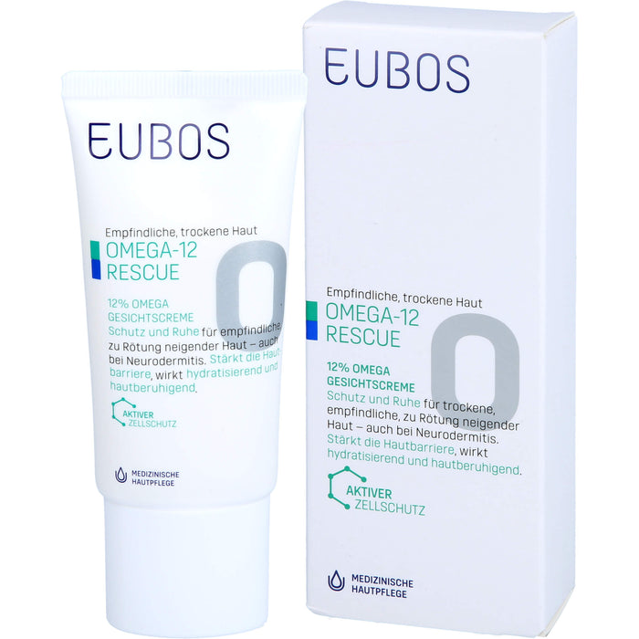 EUBOS Empfindliche Haut Omega 3-6-9 Gesichtscreme, 50 ml CRE