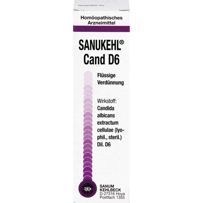 Sanukehl Cand D 6 Tropfen, 10 ml Lösung