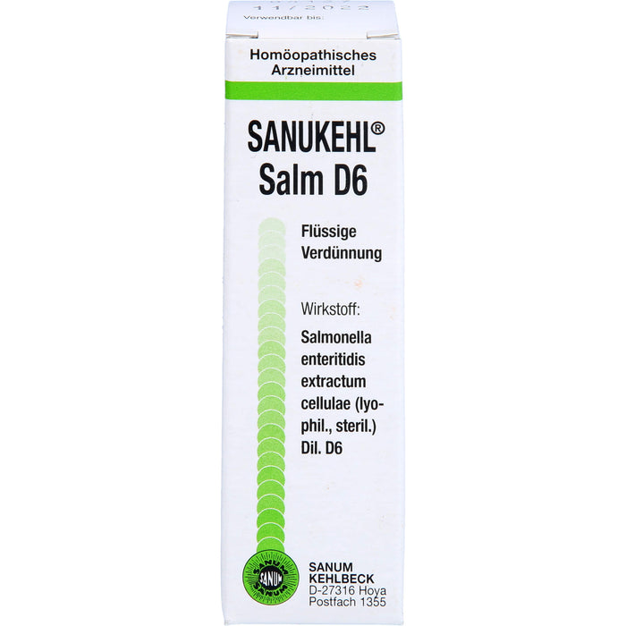 Sanukehl Salm D6 flüssige Verdünnung, 10 ml Lösung