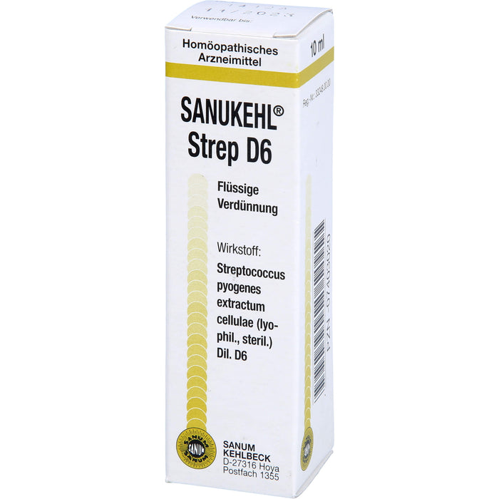 Sanukehl Strep D 6 Tropfen, 10 ml Lösung