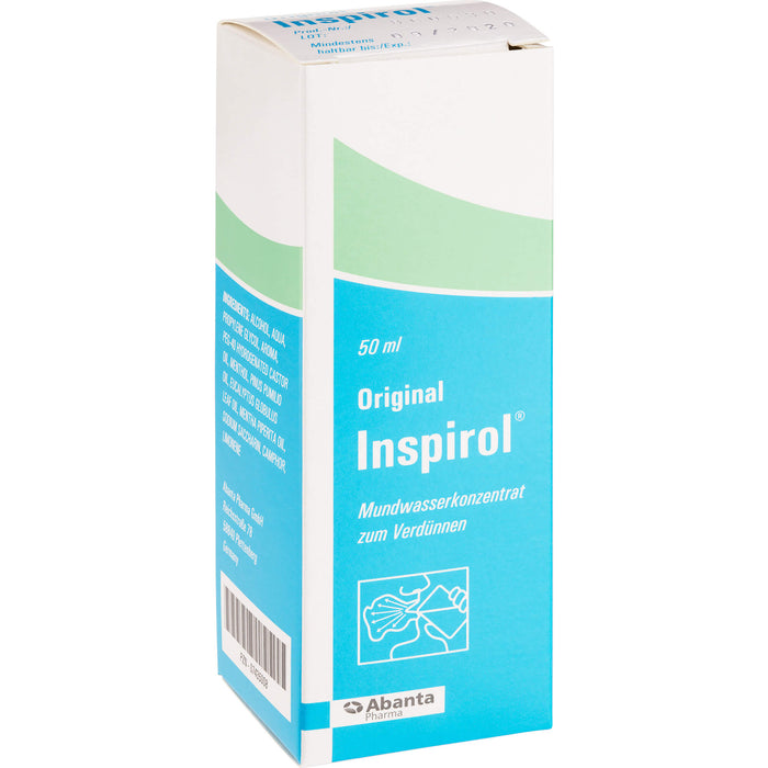 Inspirol Original Mundwasserkonzentrat zur natürlichen Pflege der Mundschleimhaut, 50 ml Lösung