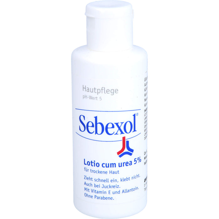 Sebexol Lotio cum urea 5% Hautpflege für trockene Haut, 50 ml Lotion