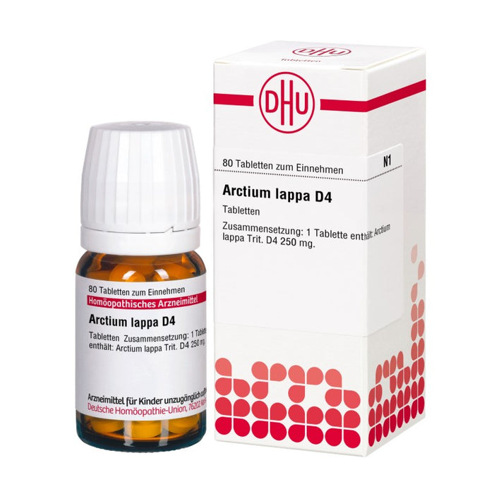 DHU Arctium lappa D4 Tabletten, 80 St. Tabletten