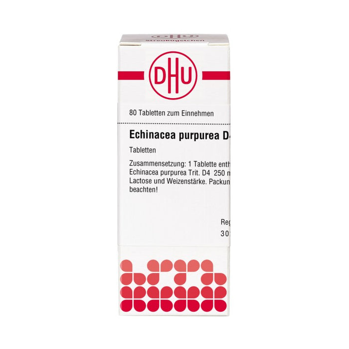 DHU Echinacea purpurea D4 Tabletten, 80 St. Tabletten