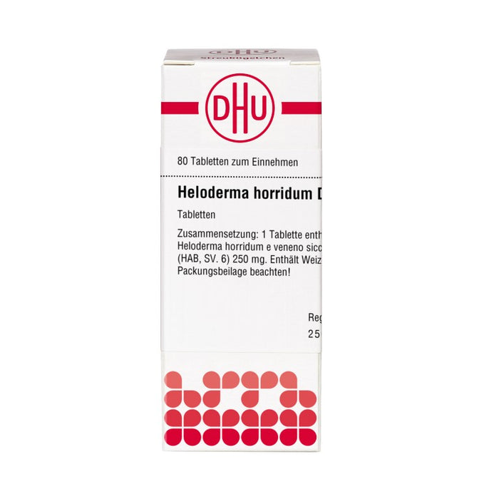 DHU Heloderma horridum D12 Tabletten, 80 St. Tabletten