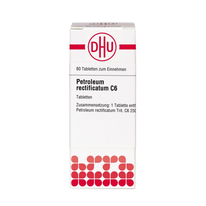 DHU Petroleum rectificatum C6 Tabletten, 80 St. Tabletten
