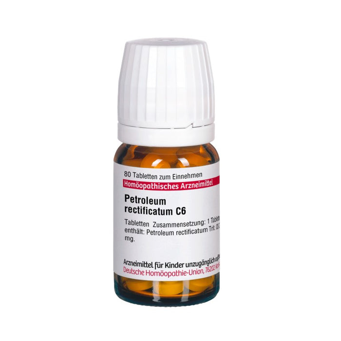 DHU Petroleum rectificatum C6 Tabletten, 80 St. Tabletten