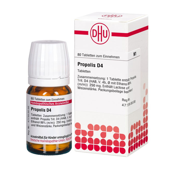 DHU Propolis D4 Tabletten, 80 St. Tabletten