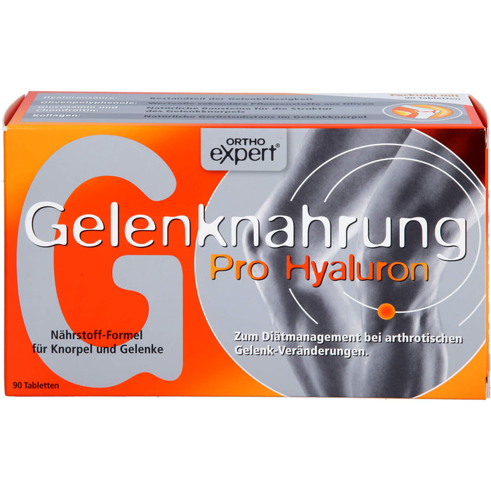 Orthoexpert Gelenknahrung Pro Hyaluron Tabletten für Knorpel und Gelenke, 90 St. Tabletten