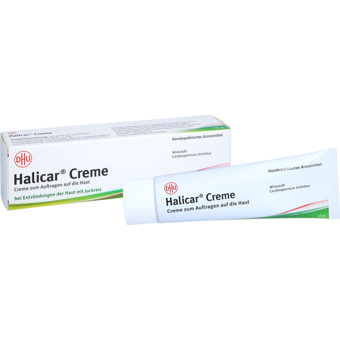 DHU Halicar Creme, bei Entzündungen der Haut mit Juckreiz, 50 g Creme
