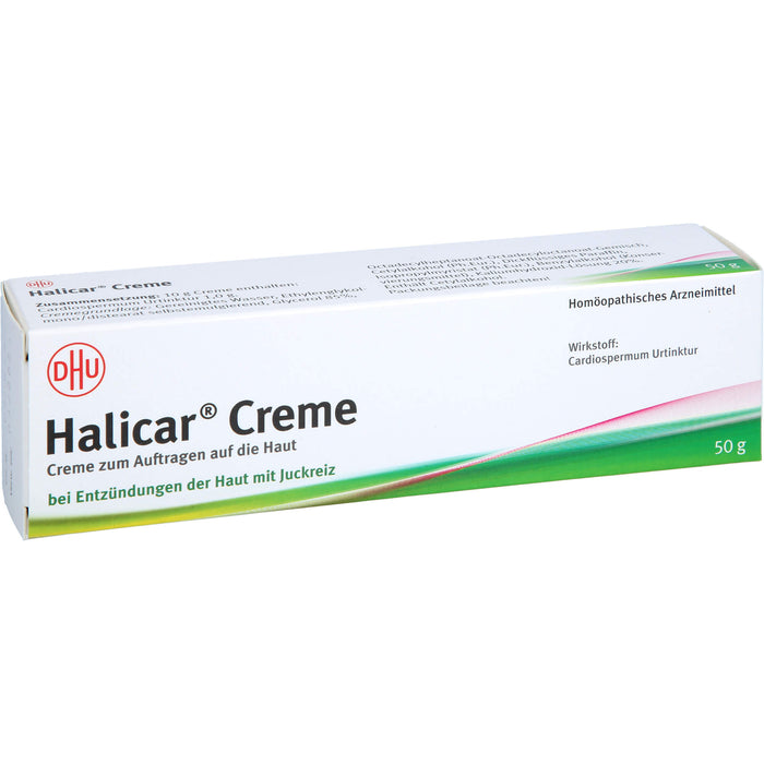 DHU Halicar Creme, bei Entzündungen der Haut mit Juckreiz, 50 g Creme