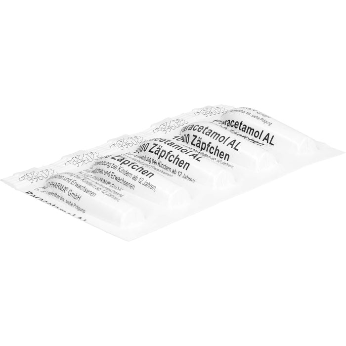 Paracetamol AL 1000 Zäpfchen, 10 St. Zäpfchen