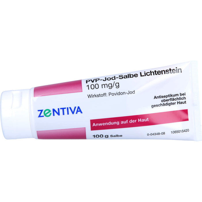 ZENTIVA PVP-Jod-Salbe Lichtenstein 100 mg / g, 100 g Salbe