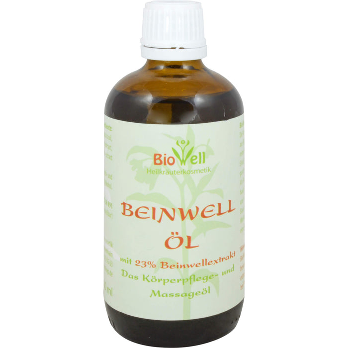 BioWell Beinwellöl Körperpflege- und Massageöl, 100 ml Öl