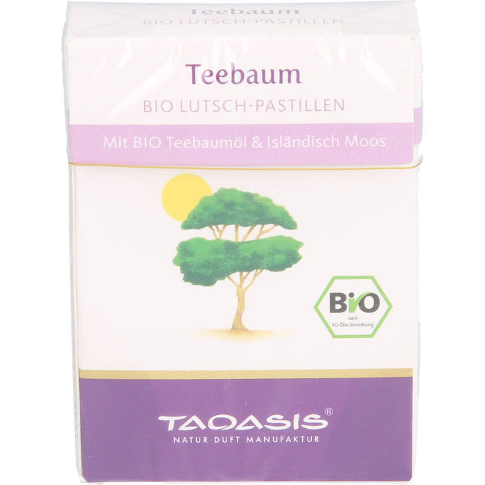 TAOASIS Teebaum Bio Lutsch-Pastillen, 30 g Pastillen