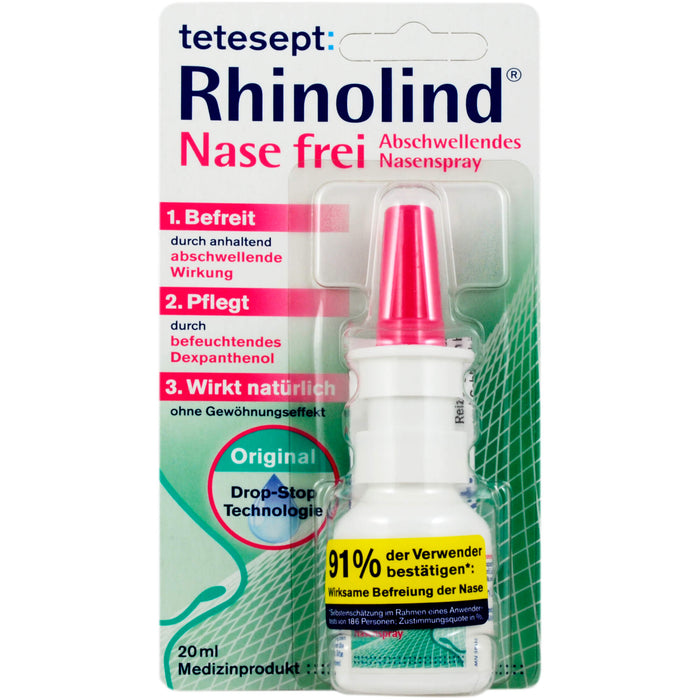 tetesept Rhinolind abschwellendes Nasenspray, 20 ml Lösung