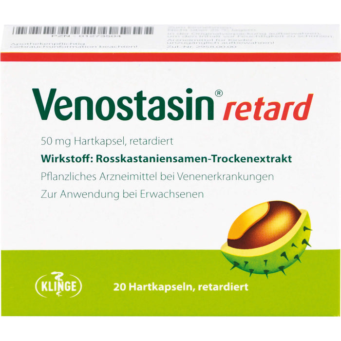 Venostasin retard 50 mg Emra Hartkapsel, retardiert, 20 St REK