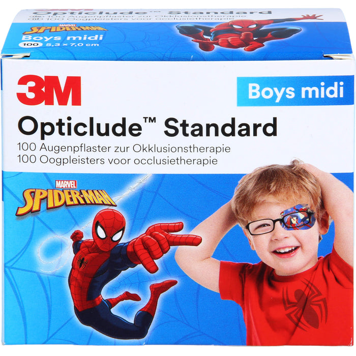 3M Opticlude Standard Boys Midi Disney Augenpflaster, 100 St. Pflaster