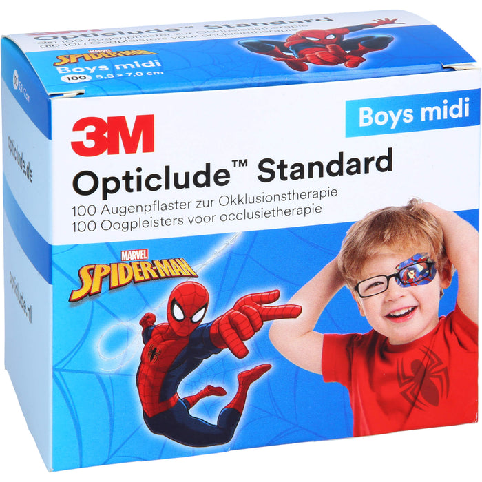 3M Opticlude Standard Boys Midi Disney Augenpflaster, 100 St. Pflaster