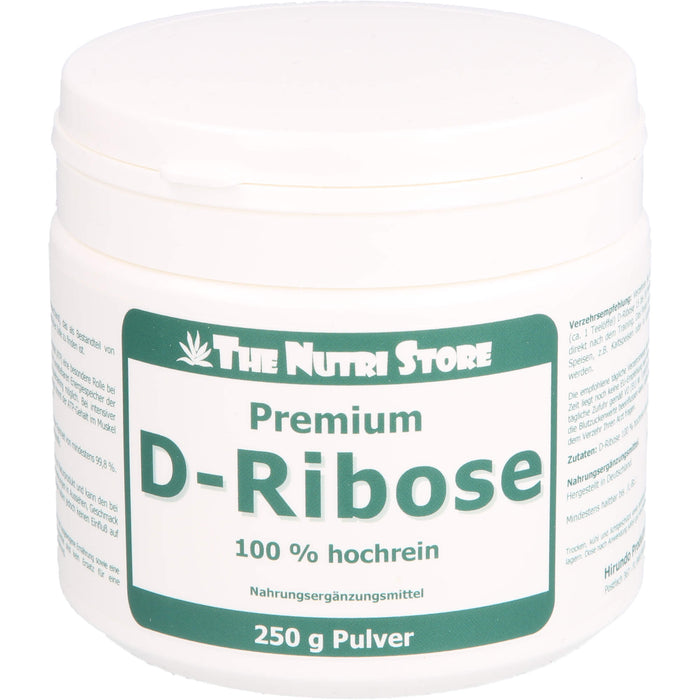 The Nutri Store D-Ribose 100 % rein Pulver, 250 g Pulver