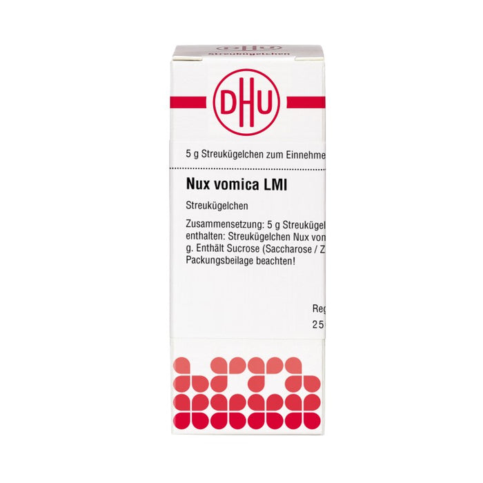 DHU Nux vomica LM I Streukügelchen, 5 g Globuli