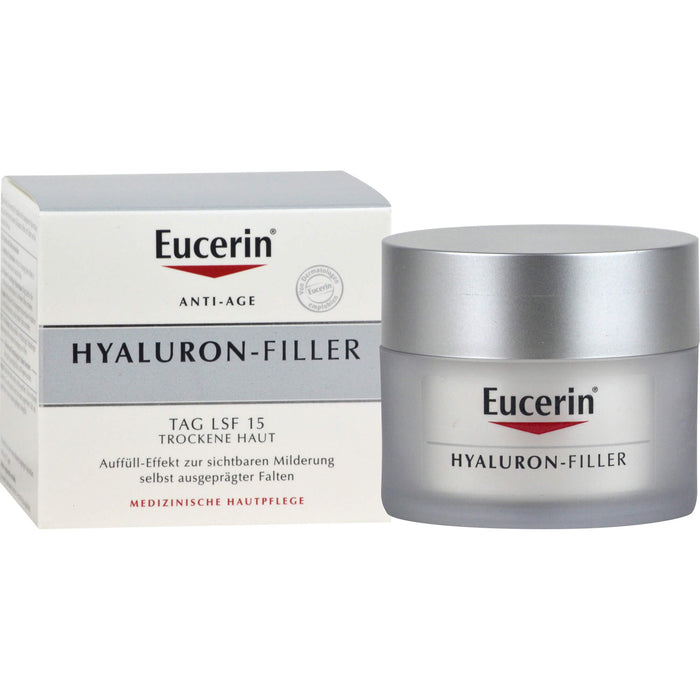 Eucerin Hyaluron-Filler Tagespflege für trockene Haut, 50 ml Creme