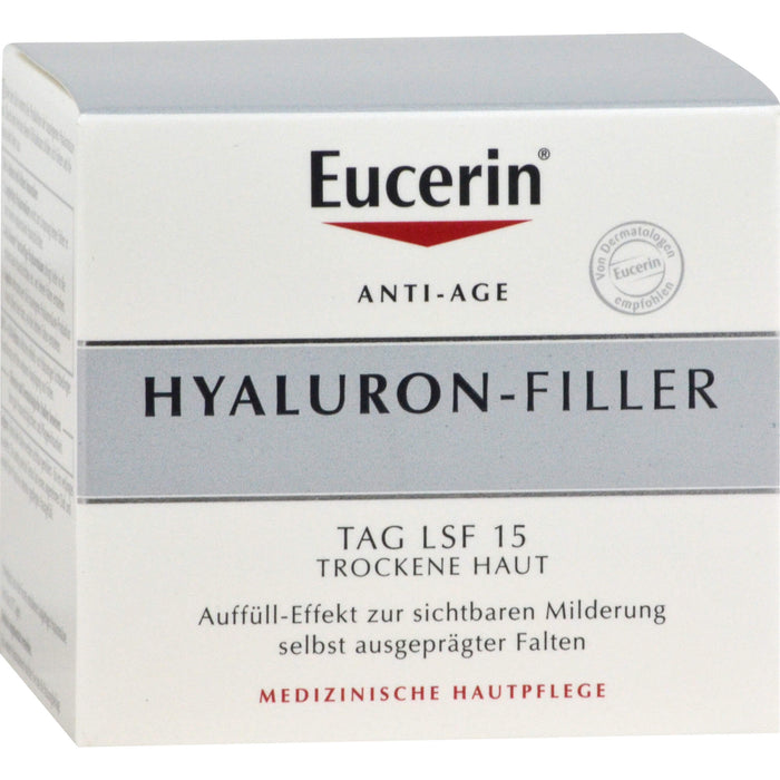 Eucerin Hyaluron-Filler Tagespflege für trockene Haut, 50 ml Creme