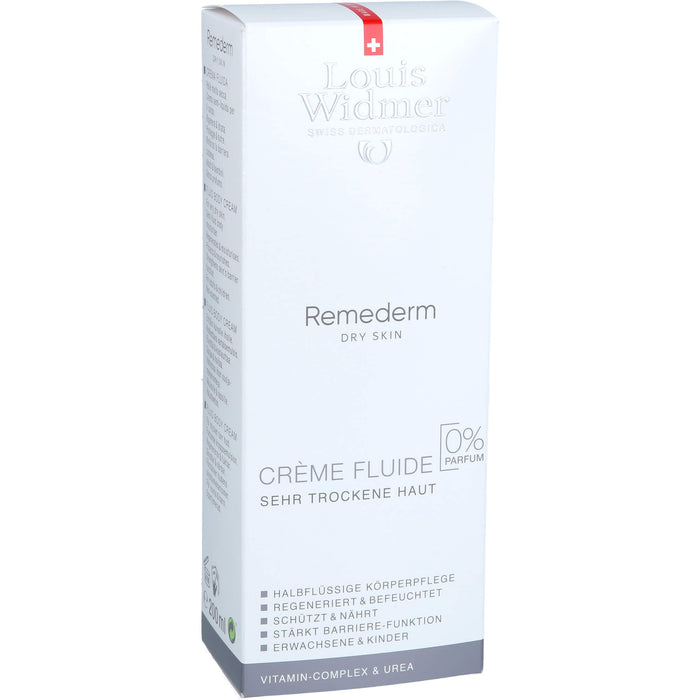 Widmer Remederm Creme Fluide unparfümiert für sehr trockene Haut, 200 ml Creme