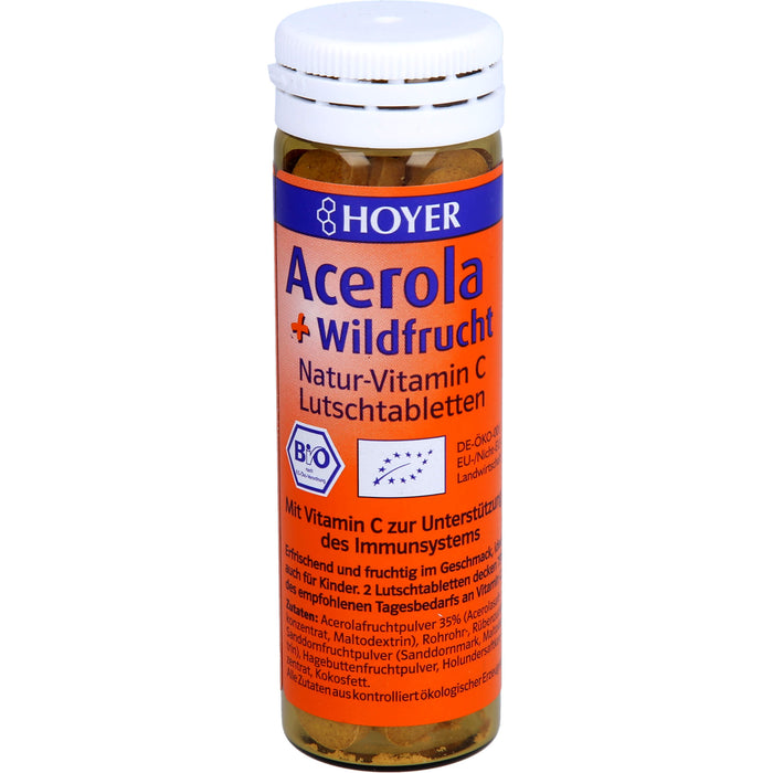 Acerola & Wildfrucht Vitamin C Lutschtabletten, 60 St LUT