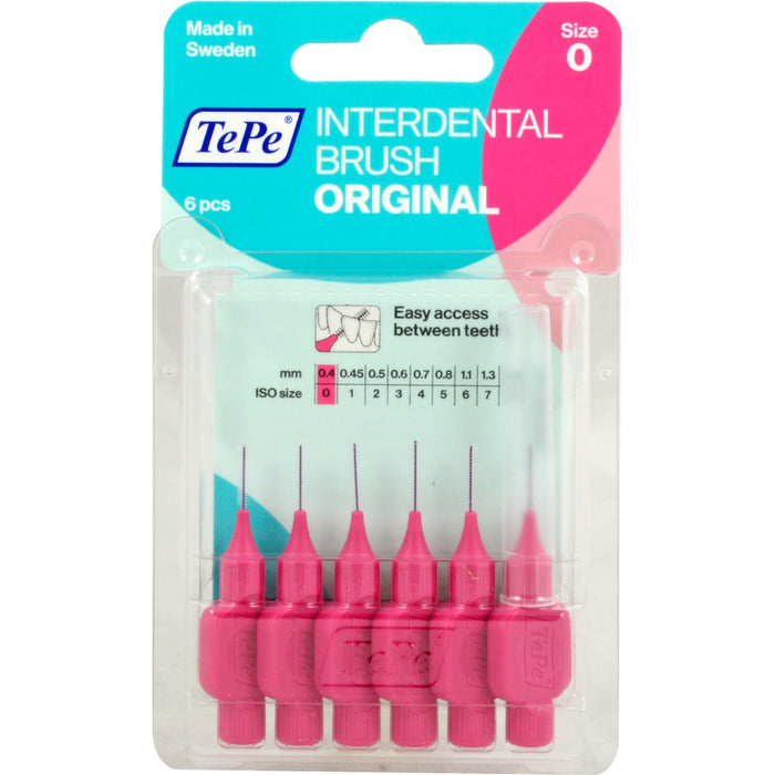 TePe ID Interdentalbürsten Pink 0,4mm, 5 St. Interdentalbürsten