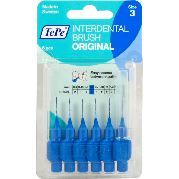 TePe ID Interdentalbürsten Blau 0,6mm, 5 St. Interdentalbürsten