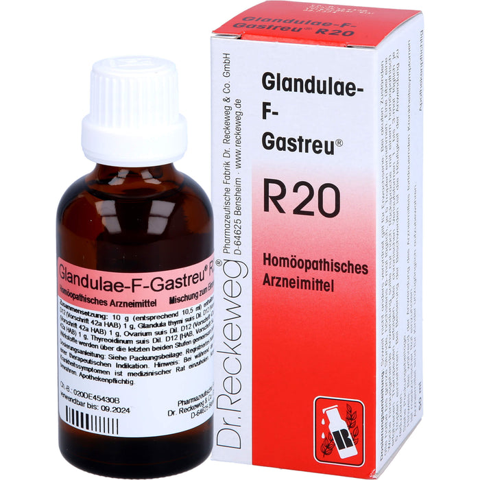 Dr. RECKEWEG & CO Glandulae-F-Gastreu R20 Mischung, 50 ml Lösung
