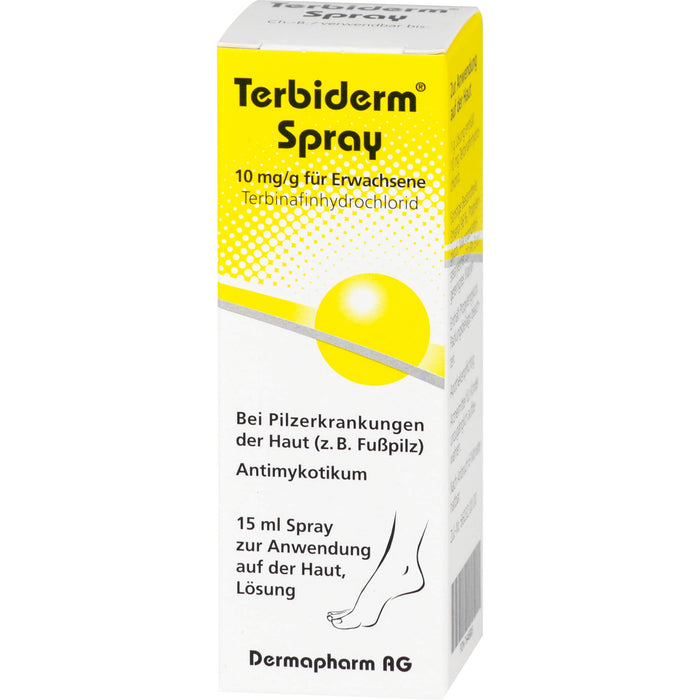 Terbiderm Spray, 10 mg/g für Erwachsene, 15 ml Lösung