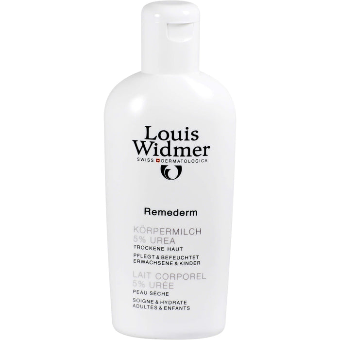Louis Widmer Remederm Körpermilch 5% Urea für trockene Haut, 200 ml Creme