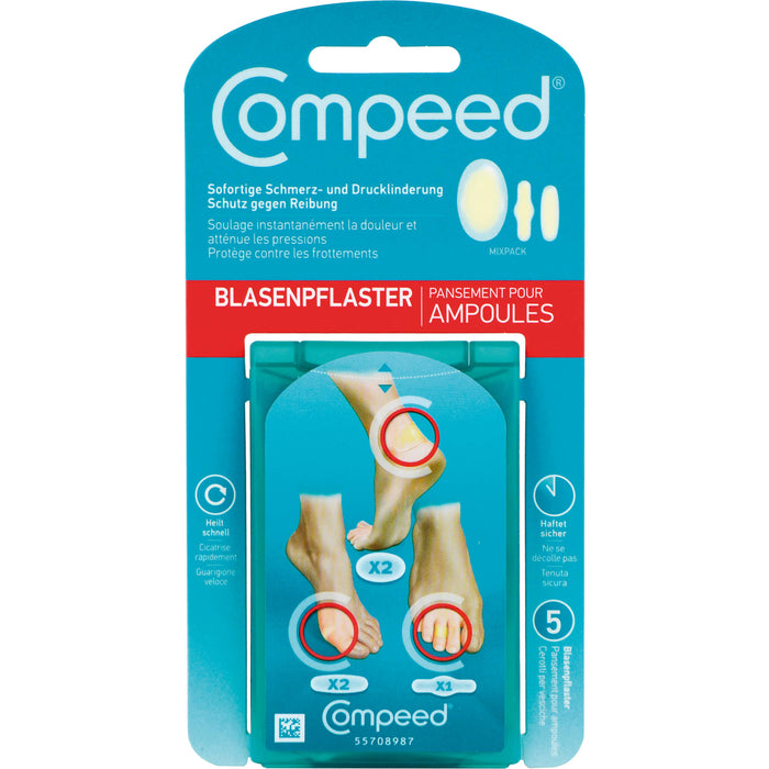 Compeed Blasenpflaster Mixpack, 5 St. Pflaster