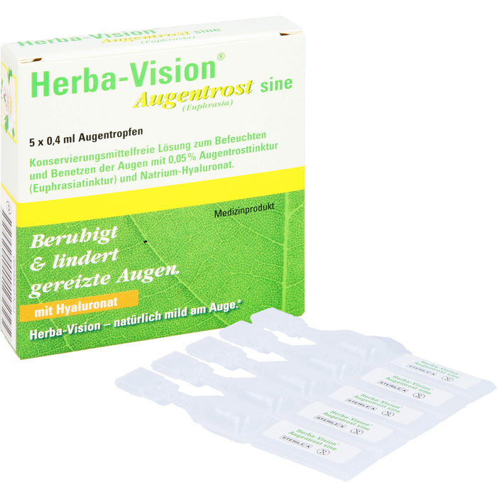 Herba-Vision Augentrost sine (Euphrasia), 5 St. Ampullen