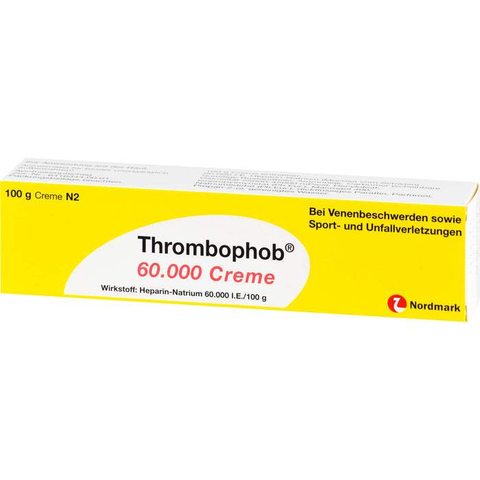 Thrombophob 60.000 Creme bei Venenbeschwerden, 100 g Creme