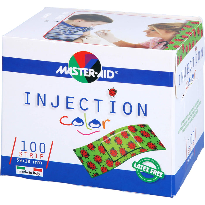 MASTER AID Injection strip color 39 x 18 mm Kinderpflaster, 100 St. Pflaster