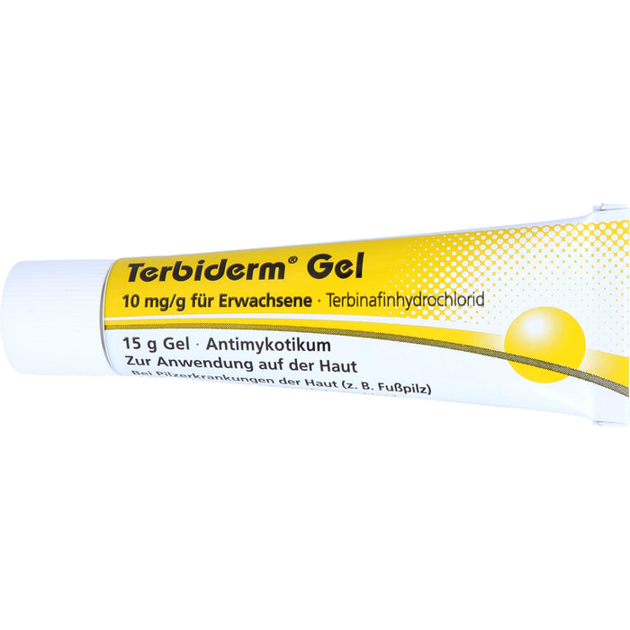 Terbiderm Gel 10 mg/g für Erwachsene bei Pilzinfektionen der Haut, 15 g Gel