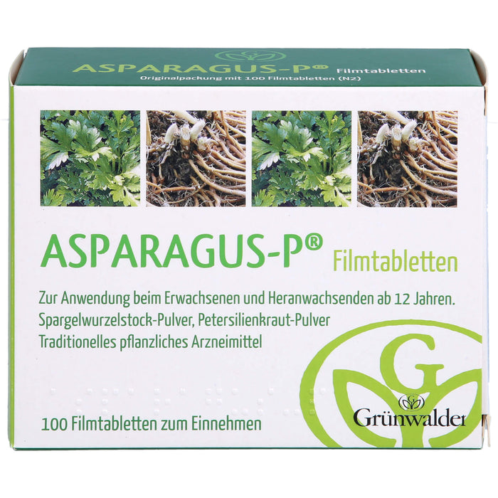 Asparagus P Filmtabletten zur Unterstützung der Nierenfunktion, 100 St. Tabletten