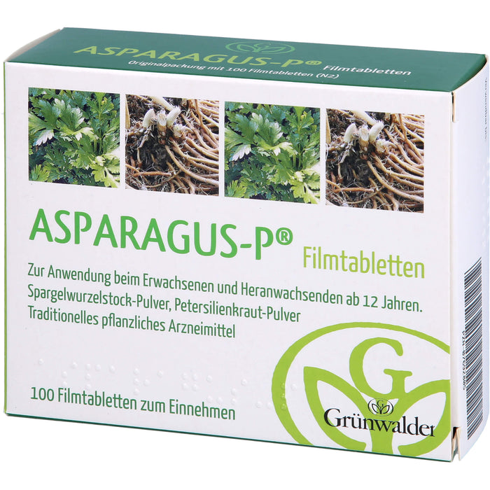 Asparagus P Filmtabletten zur Unterstützung der Nierenfunktion, 100 St. Tabletten