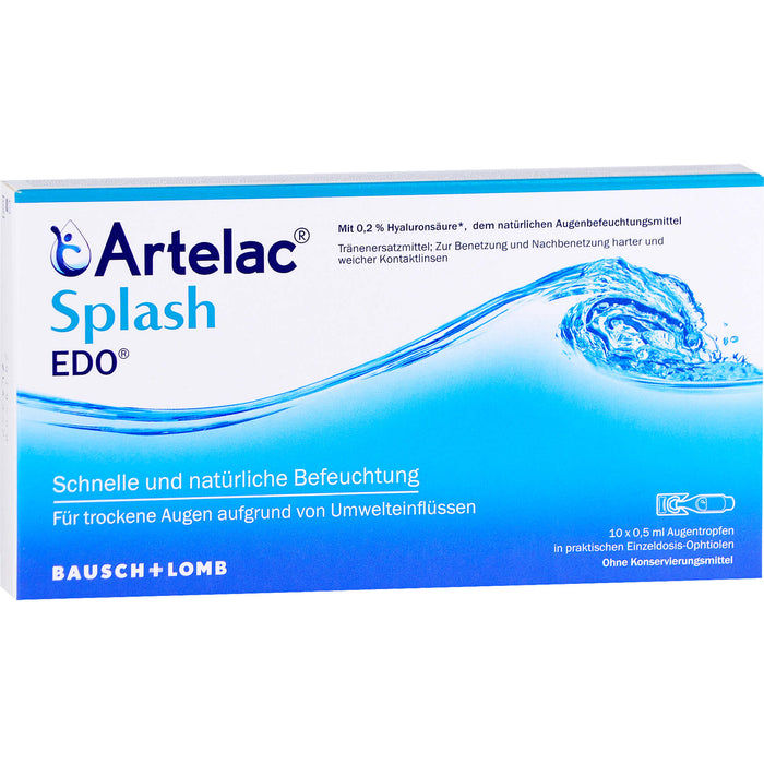 Artelac Splash Augentropfen EDO, 10 St. Einzeldosispipetten