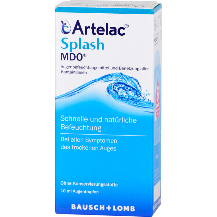 Artelac Splash Augentropfen MDO, 10 ml Lösung