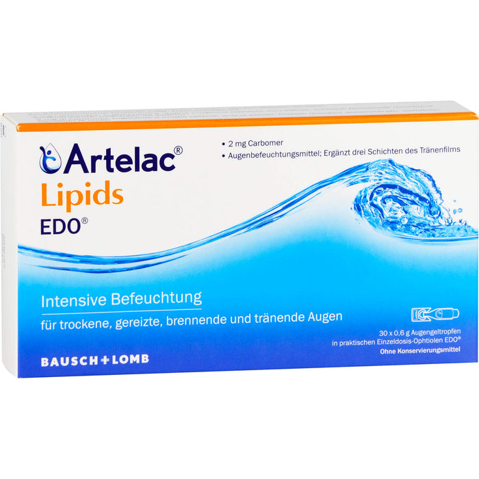 Artelac Lipids EDO, 30 St. Einzeldosispipetten