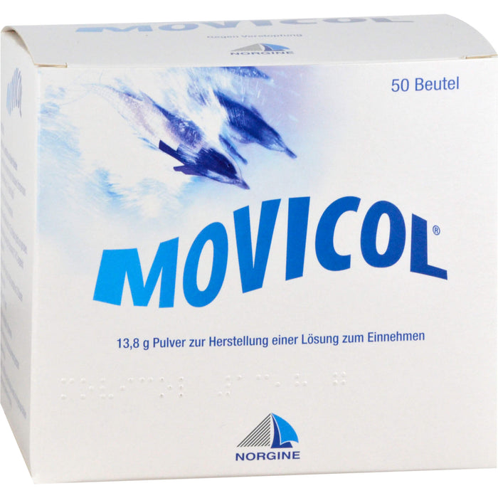 MOVICOL, Pulver zur Herstellung einer Lösung zum Einnehmen gegen Verstopfung, 50 St. Beutel