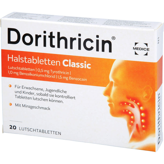 Dorithricin Halstabletten Classic, 20 St. Tabletten