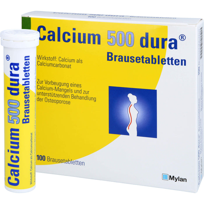Calcium 500 dura Brausetabletten, 100 St. Tabletten